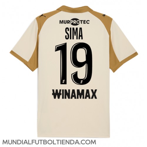 Camiseta RC Lens Abdallah Sima #19 Tercera Equipación Replica 2025-26 mangas cortas